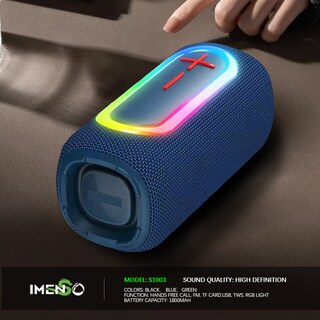 Foto 5 | Altavoz Bluetooth Imenso Outdoor Portable Negro - Venta Internacional.