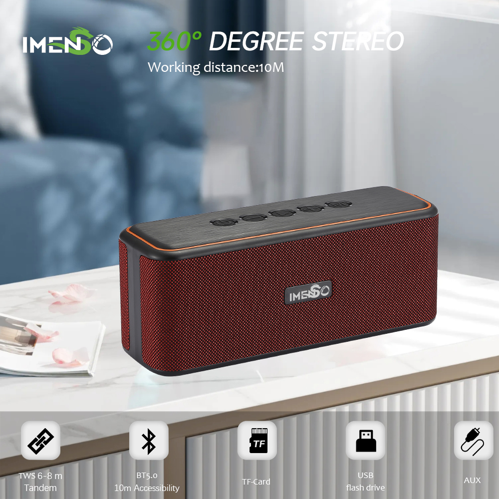 Foto 5 pulgar | Altavoz Bluetooth Imenso Outdoor Portable Azul - Venta Internacional.