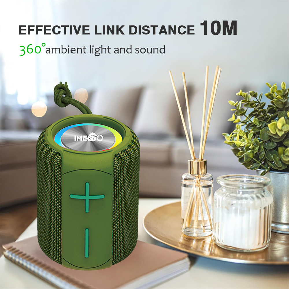 Foto 2 pulgar | Altavoz Bluetooth Imenso Outdoor Portable Verde - Venta Internacional.