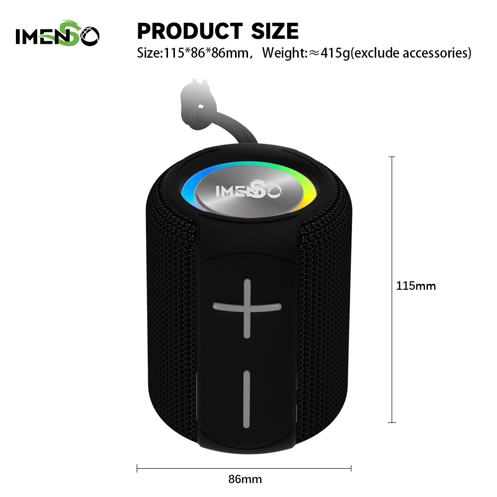 Foto 3 pulgar | Altavoz Bluetooth Imenso Outdoor Portable Verde - Venta Internacional.