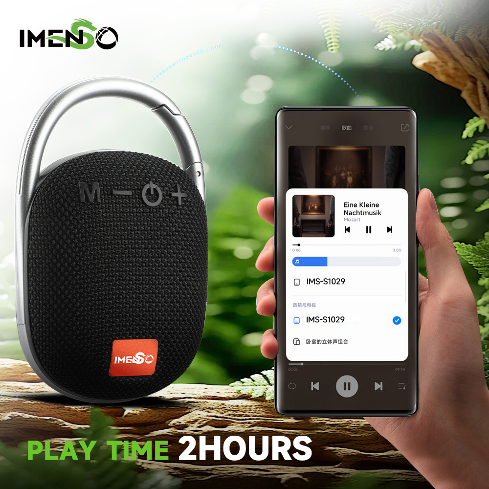 Foto 8 pulgar | Altavoz Bluetooth Imenso Outdoor Portable Gris - Venta Internacional.