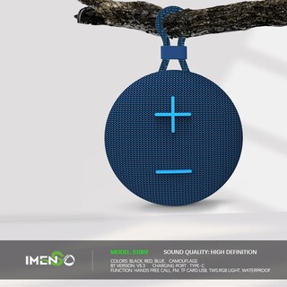 Foto 3 | Altavoz Bluetooth Imenso Outdoor Portable Rojo - Venta Internacional.