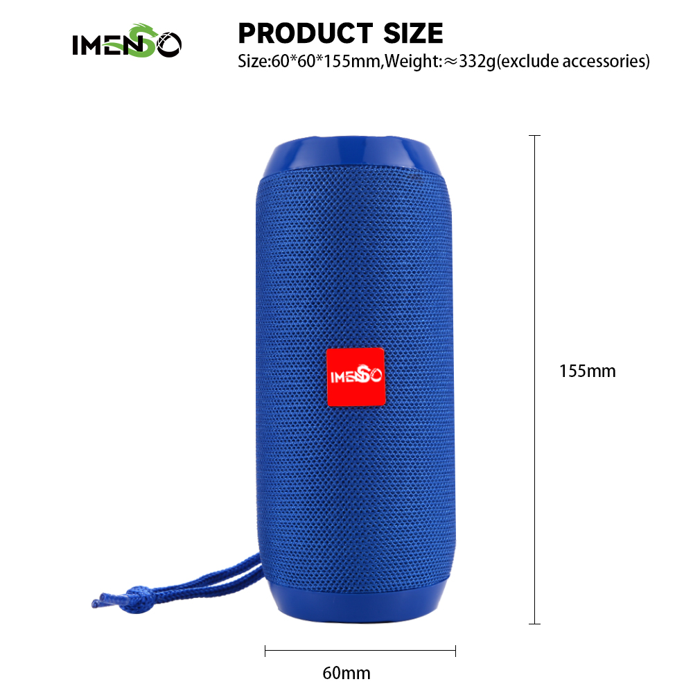 Foto 3 pulgar | Altavoz Bluetooth Imenso Outdoor Portable Rojo - Venta Internacional.