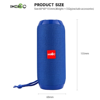 Foto 2 | Altavoz Bluetooth Imenso Outdoor Portable Rojo - Venta Internacional.