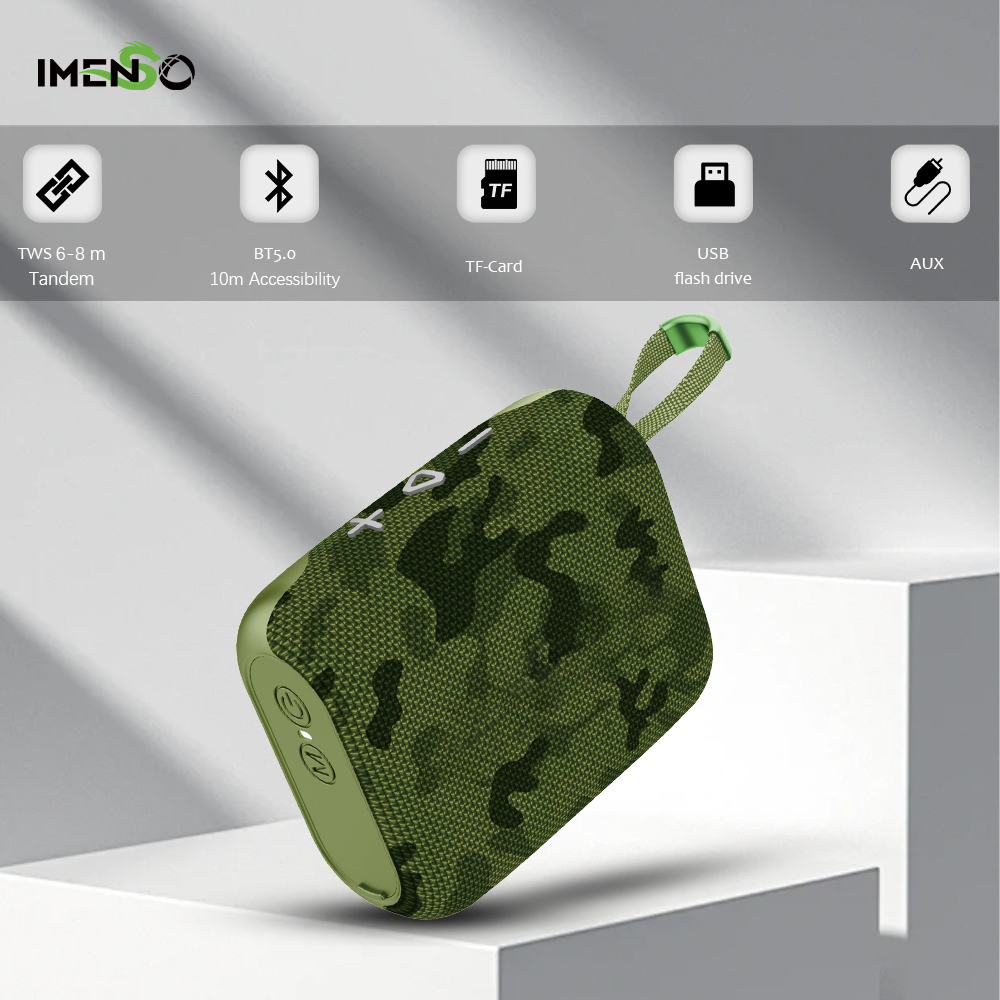 Foto 7 pulgar | Altavoz Bluetooth Imenso Outdoor Portable Azul - Venta Internacional.