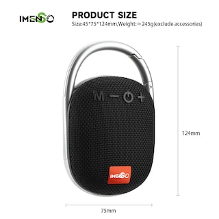 Foto 2 | Altavoz Bluetooth Imenso Outdoor Portable Rojo - Venta Internacional.