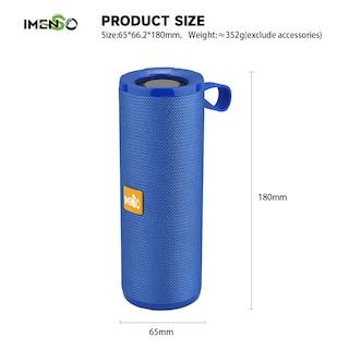 Foto 2 | Altavoz Bluetooth Imenso Outdoor Portable Rojo - Venta Internacional.