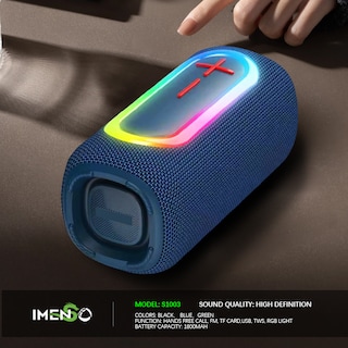 Foto 7 | Altavoz Bluetooth Imenso Outdoor Portable Verde - Venta Internacional.
