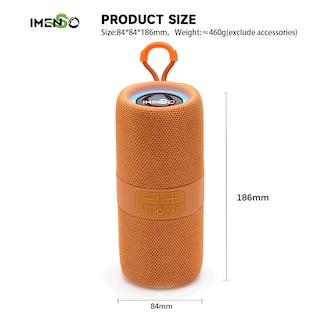 Foto 2 | Altavoz Bluetooth Imenso Outdoor Portable Rojo - Venta Internacional.