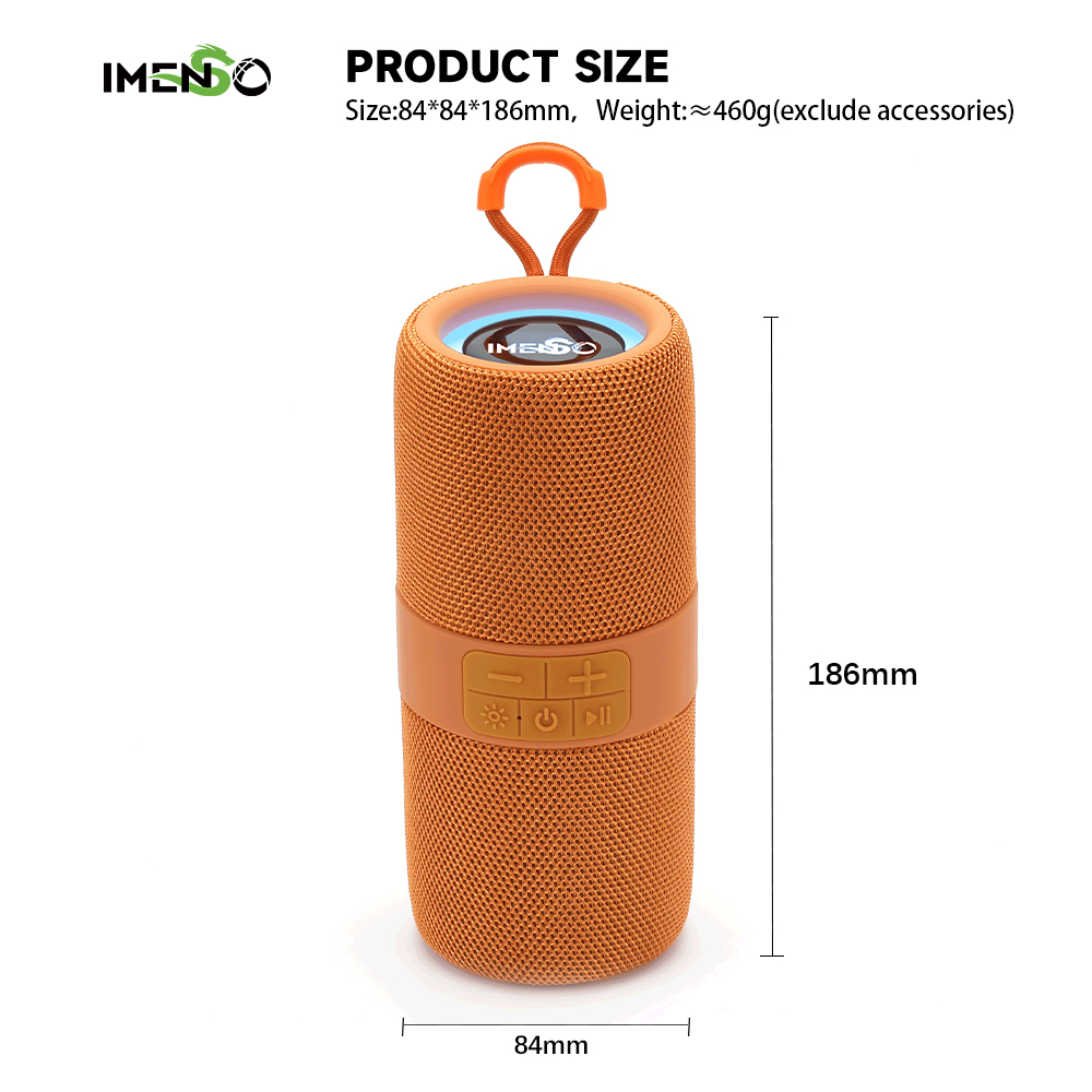 Foto 3 pulgar | Altavoz Bluetooth Imenso Outdoor Portable 10w Gris - Venta Internacional.