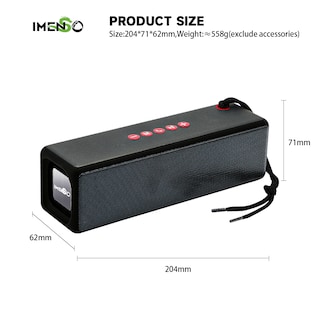 Foto 2 | Altavoz Bluetooth Imenso Outdoor Portable Golden - Venta Internacional.