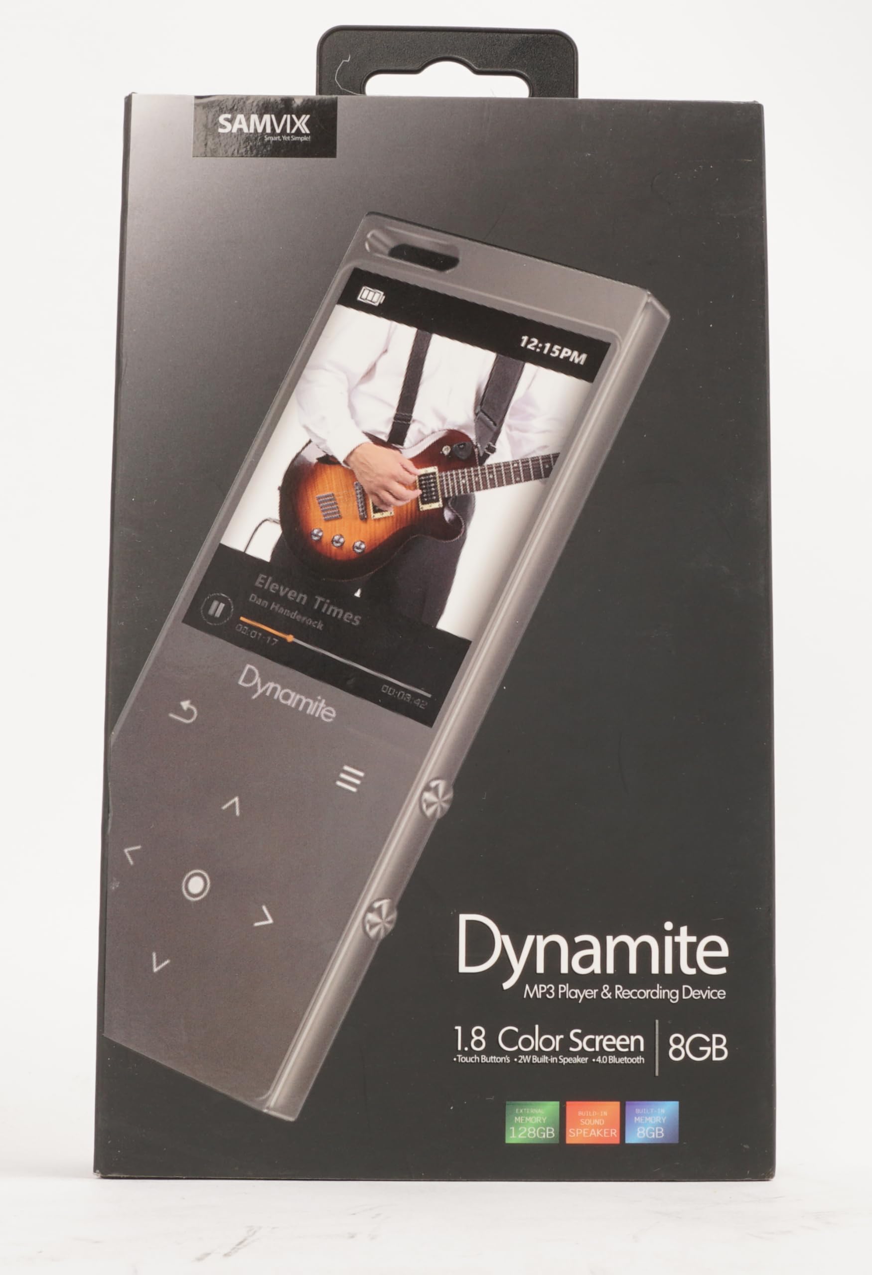 Foto 2 pulgar | Reproductor Mp3 Samvix Dynamite De 8 Gb Con Bluetooth, Grabadora De Voz - Venta Internacional.