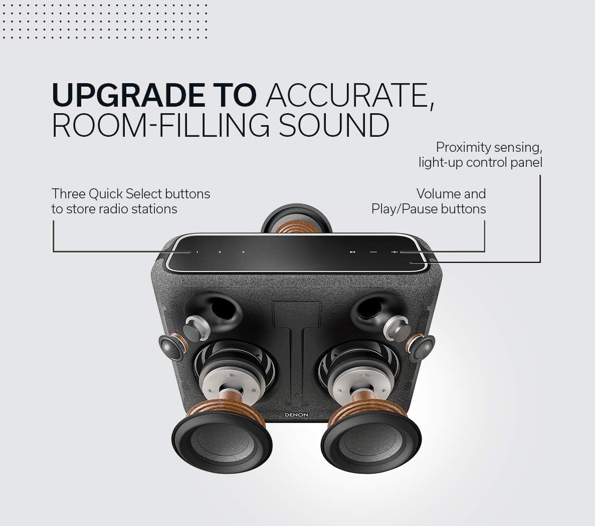 Foto 7 pulgar | Altavoz Bluetooth Inalámbrico Denon Home 250 Black (2020) - Venta Internacional.