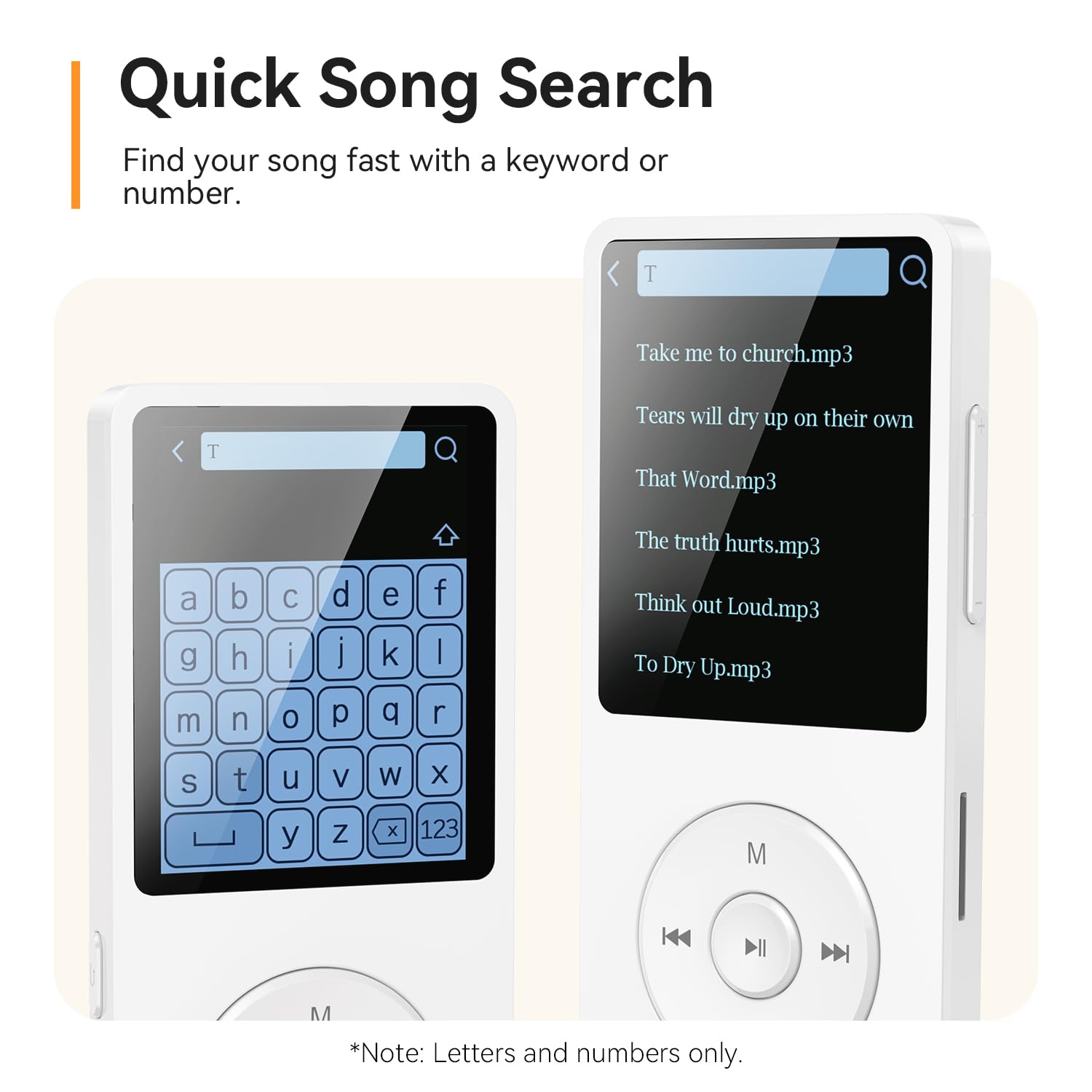 Foto 4 | Reproductor Mp3 Agptek A02 Bluetooth 5.3 1.8 Pulgadas 64gb Blanco - Venta Internacional.