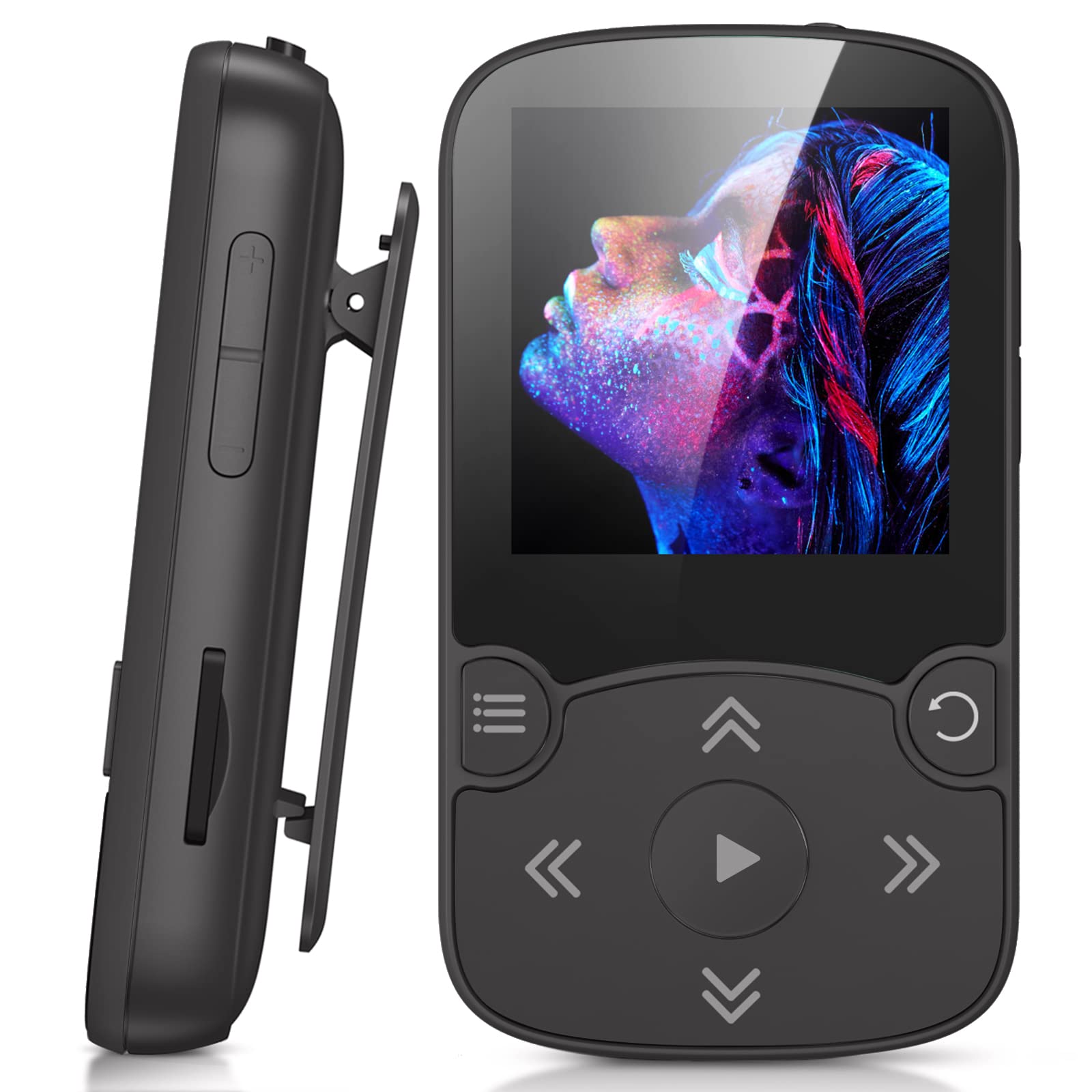 Foto 2 pulgar | Reproductor Mp3 Agptek A65 64gb Con Clip Bluetooth 5.3 Negro - Venta Internacional.