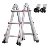 Escalera Telescópica Vevor A Frame, 9,5 Pies, Aluminio Compacto, 330 L - Venta Internacional.