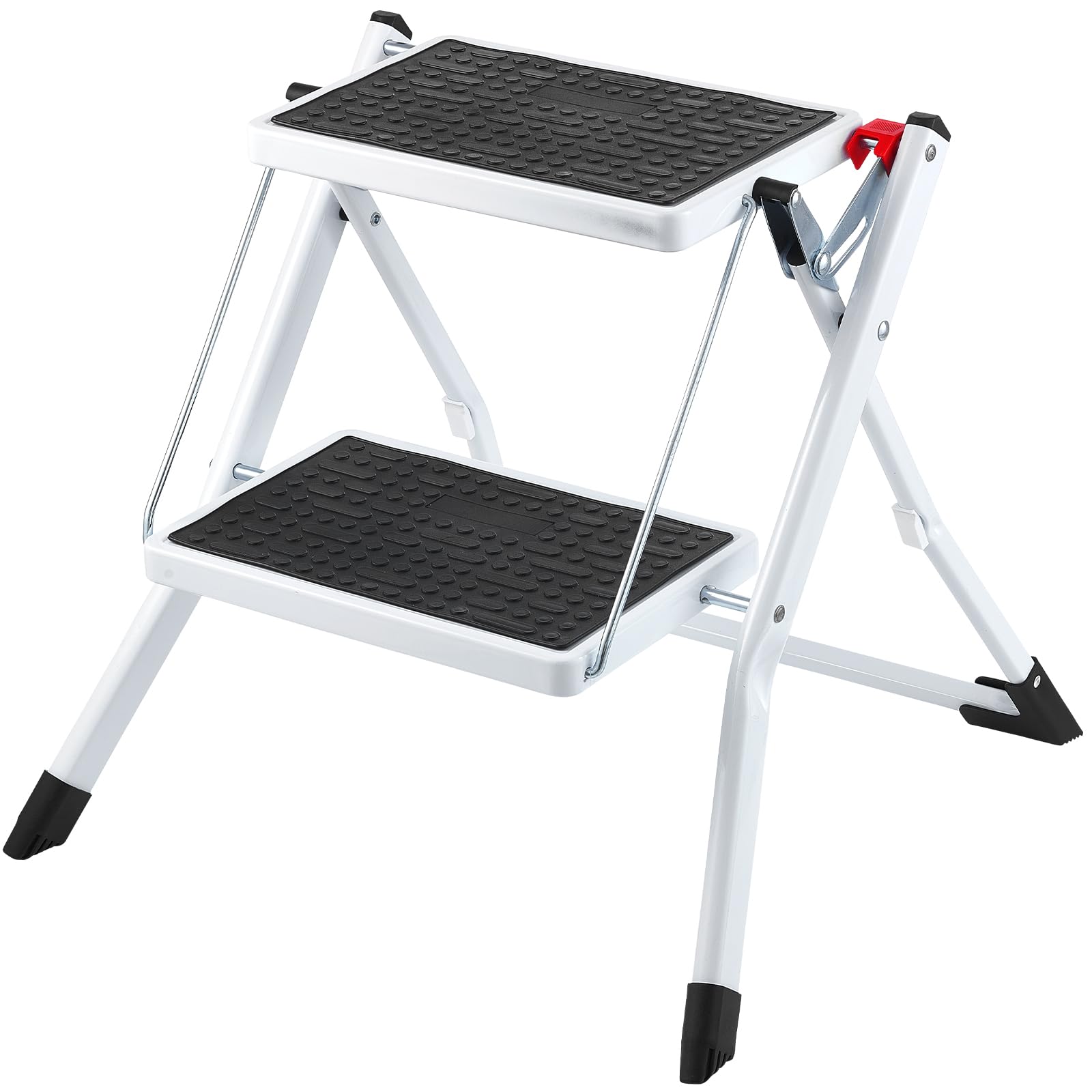Foto 1 | Escalera Vevor, 2 Peldaños, 150 Kg De Capacidad, Acero Plegable - Venta Internacional.