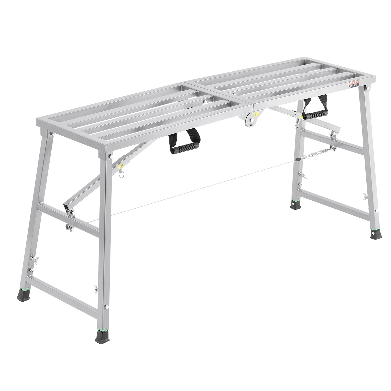 Foto 2 pulgar | Escalera Plegable De Acero Work Platform Vevor, 55 X 15 Cm, 360 Kg - Venta Internacional.