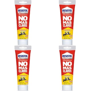 Foto 1 | Pack 4 Tubo Resistol No Mas Clavos Fuerte Y Facil 113g Henkel