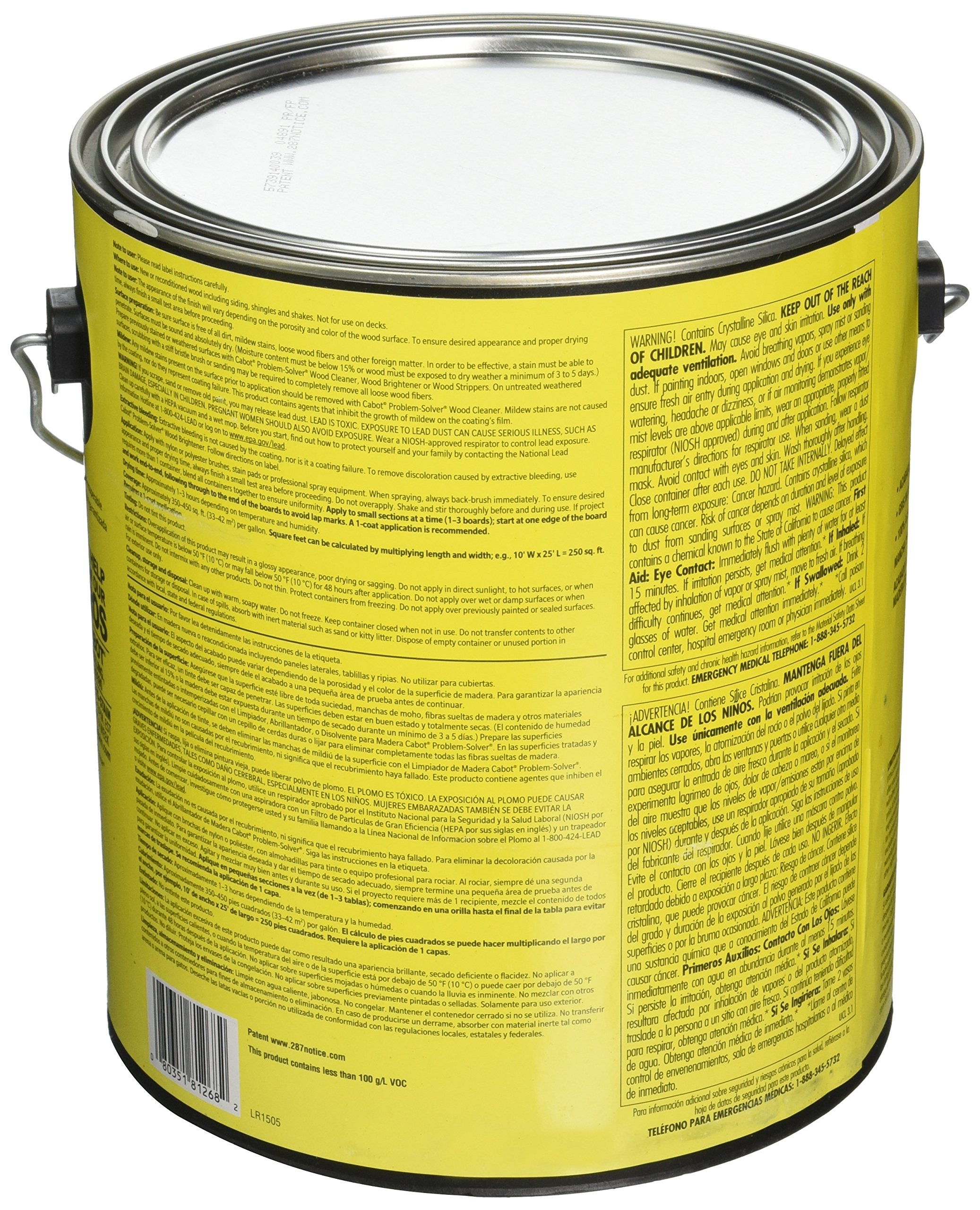 Foto 3 pulgar | Tinte Para Madera Cabot Bleaching Driftwood Grey, 3,78 L - Venta Internacional.