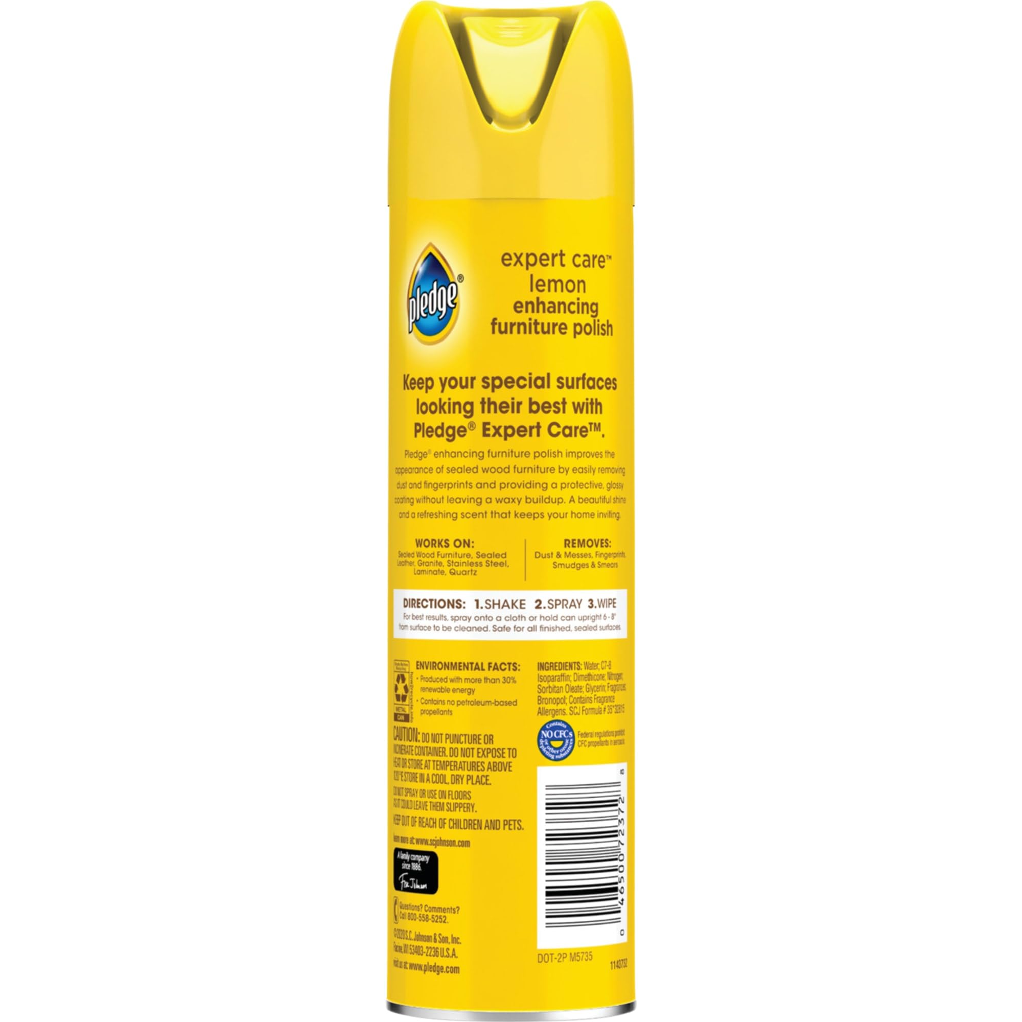 Foto 4 | Spray Para Pulir Madera Pledge Expert Care Shines Protect, 300 Ml - Venta Internacional.