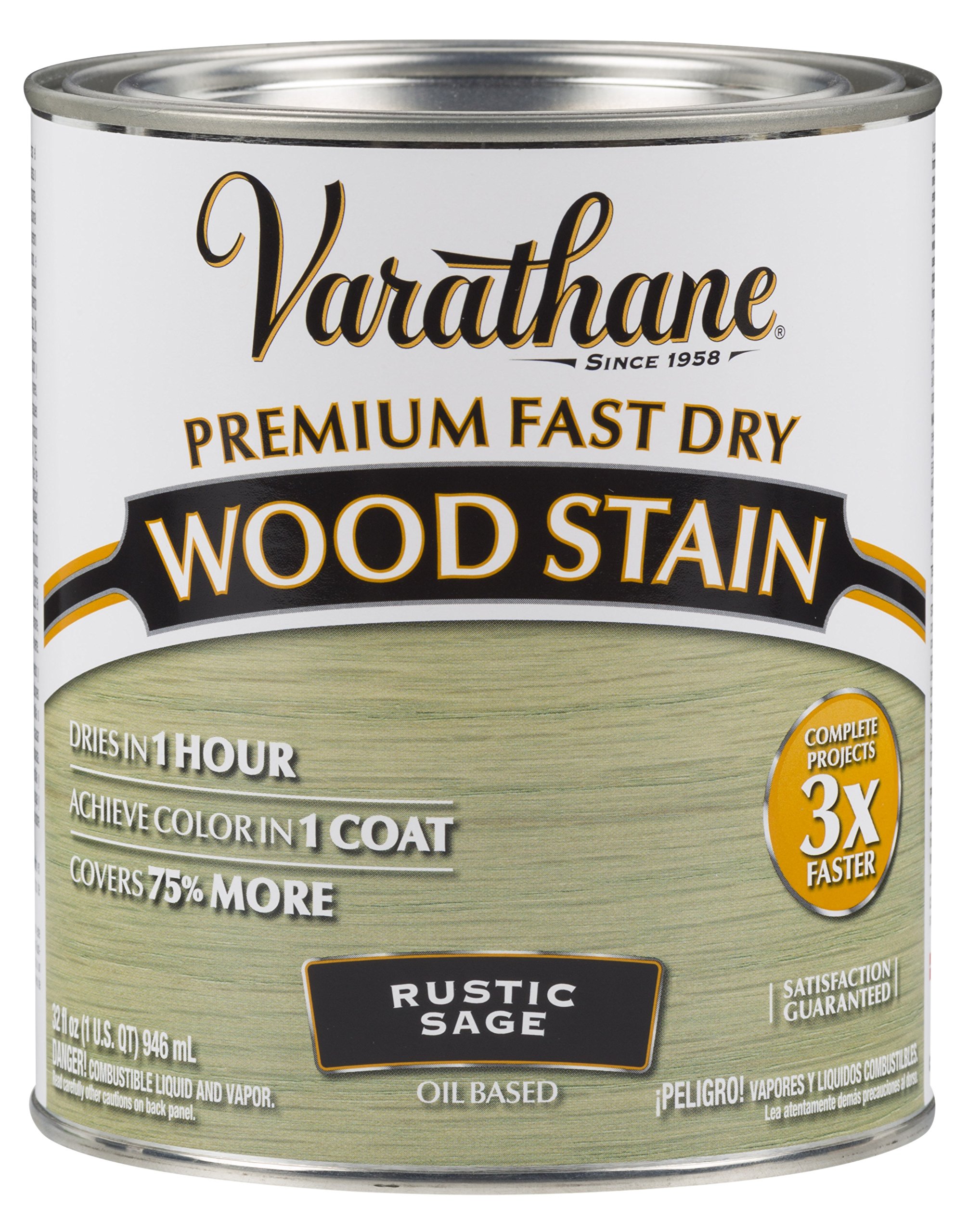 Tinte Para Madera Varathane Premium De Secado Rápido, Color Salvia Rústico, 946 Ml - Venta Internacional.