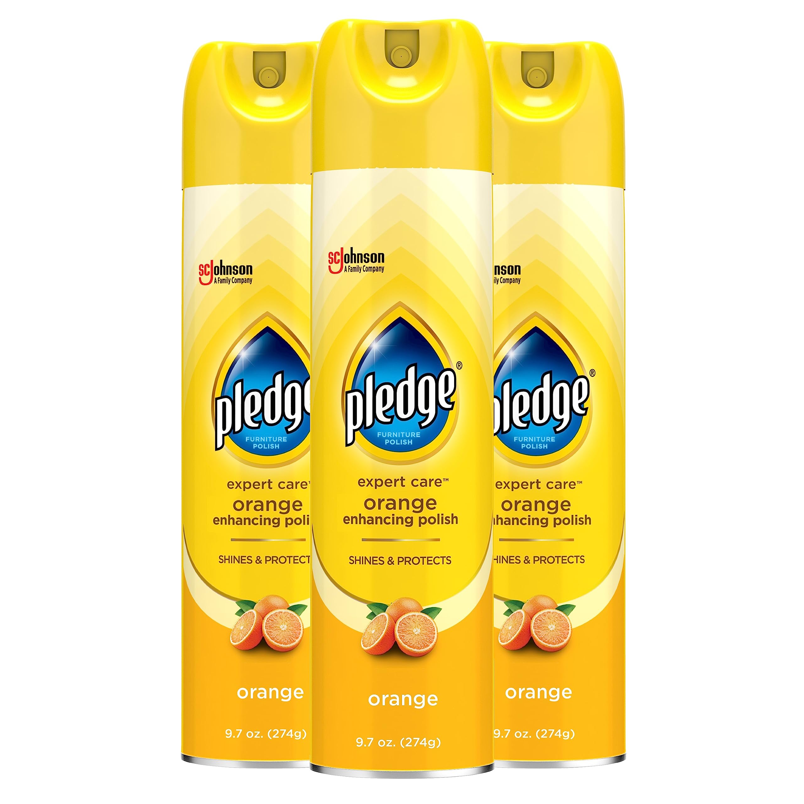 Foto 2 pulgar | Esmalte Para Muebles Pledge Enhancing Wood  300 Ml  Aroma A Naranja  Paquete De 3 - Venta Internacional.