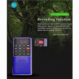 Foto 5 | Mini Radio Fm Grabadora Portátil Con Tarjeta Tf Y Disco U - Venta Internacional.