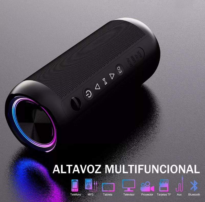 Foto 4 pulgar | Bocina Xtellar Bluetooth Portátil Rgb