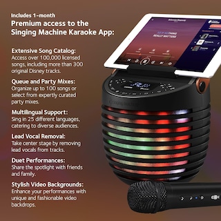 Foto 2 | Sistema De Karaoke Singcast One Con Micrófono Inalámbrico, Altavoz Bluetooth, Video Casting, Efectos De Eco.