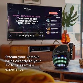 Foto 5 | Sistema De Karaoke Singcast One Con Micrófono Inalámbrico, Altavoz Bluetooth, Video Casting, Efectos De Eco.