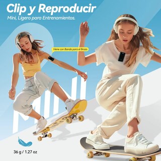Foto 2 | Reproductor De Música 64gb Mp3 Con Botón Táctil Eo Safe Imports Esi-18641 Azul