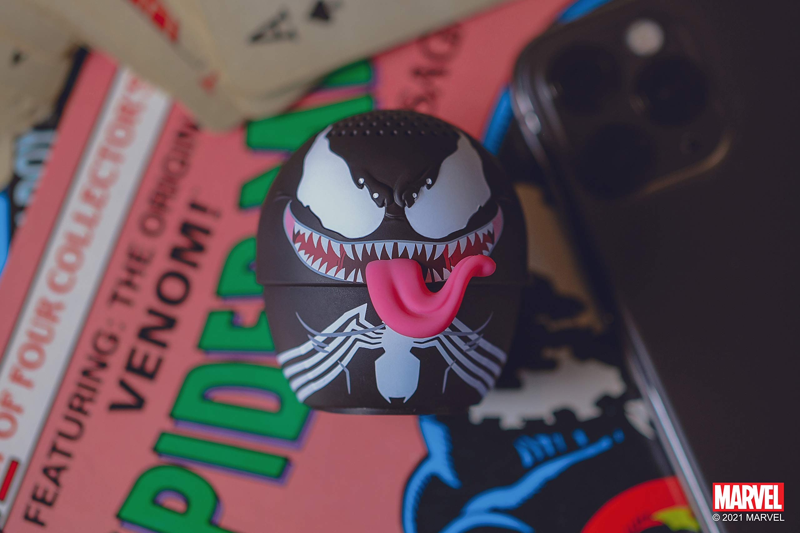 Foto 4 pulgar | Altavoz Bluetooth Bitty Boomers Marvel Venom Mini - Venta Internacional.