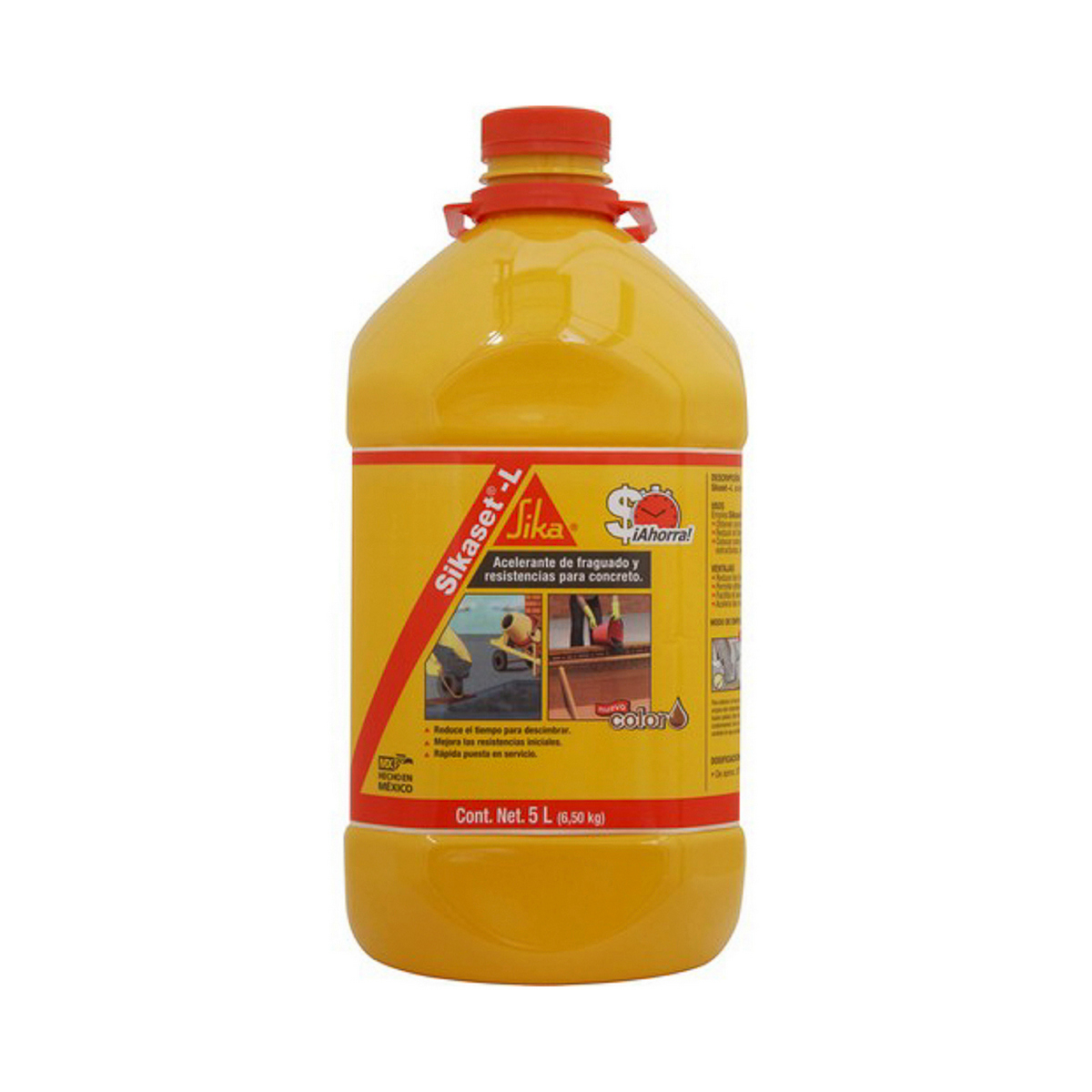 Foto 1 | Aditivo Mejorar Concretos Sika Morteros Acelerante Resistencia Fraguado 5lt (sikaset L Pet)