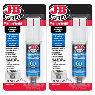 Foto 1 | Jeringa Adhesive J-b Weld Marineweld, 25 Ml, 2 Unidades, Color Blanco - Venta Internacional.