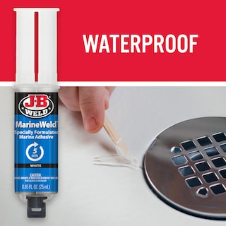 Foto 2 | Jeringa Adhesive J-b Weld Marineweld, 25 Ml, 2 Unidades, Color Blanco - Venta Internacional.