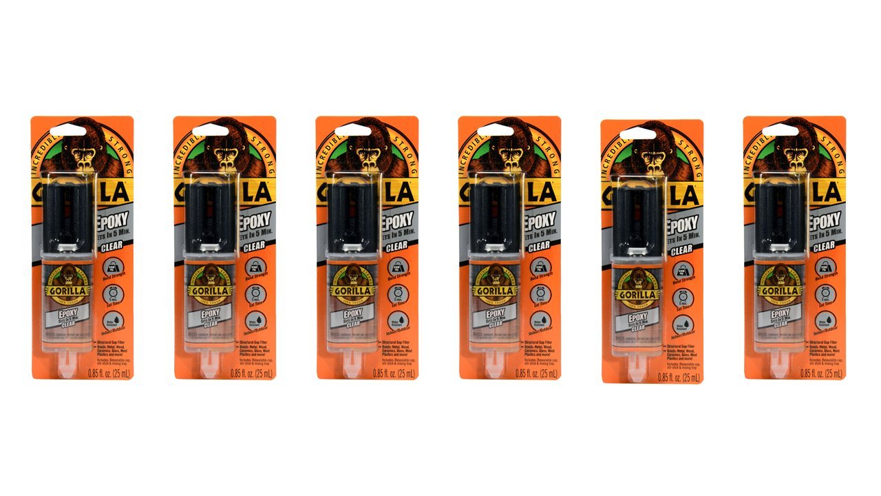 Foto 2 pulgar | Juego De Jeringas Transparentes Epoxy Gorilla  2 Partes  5 Minutos  25 Ml (x6) - Venta Internacional.