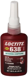 Foto 1 | Compuesto De Retención Loctite 638 Botella Verde De Alta Resistencia De 50 Ml - Venta Internacional.