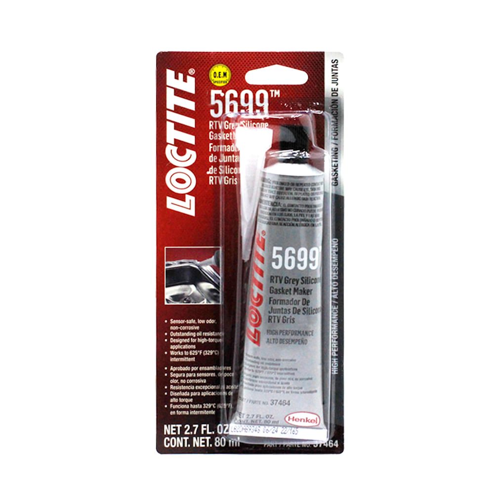 Foto 2 pulgar | Silicon Rtv Gris 80ml 5699 Loctite