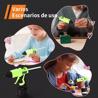 Foto 3 | Pistola de Silicón Eo Safe Imports Esi11305 Verde Inalámbrica
