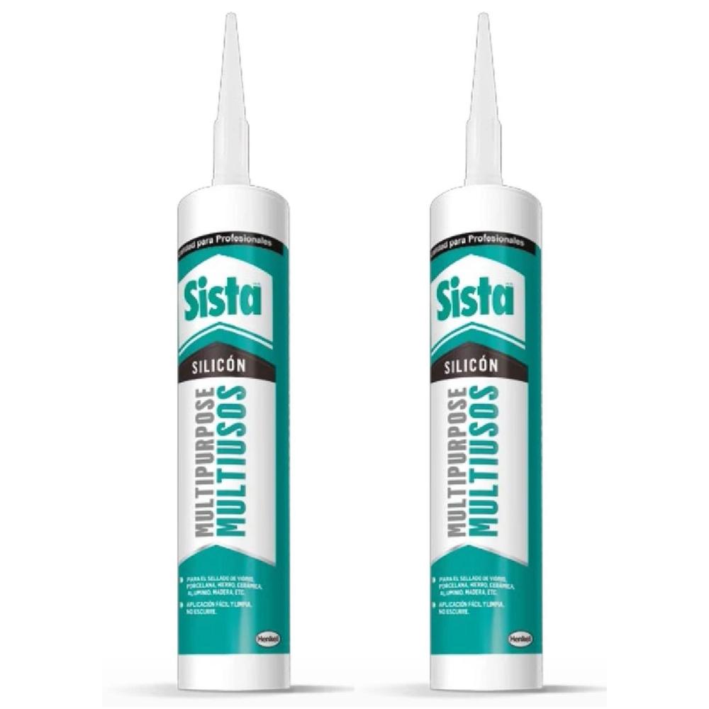 Foto 2 pulgar | Silicón Multiusos Henkel Sista de 2 Piezas