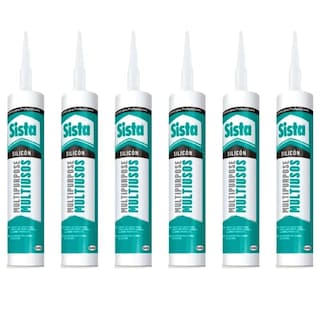Foto 1 | Pack 6 Silicon Multiusos Negro 280 Ml