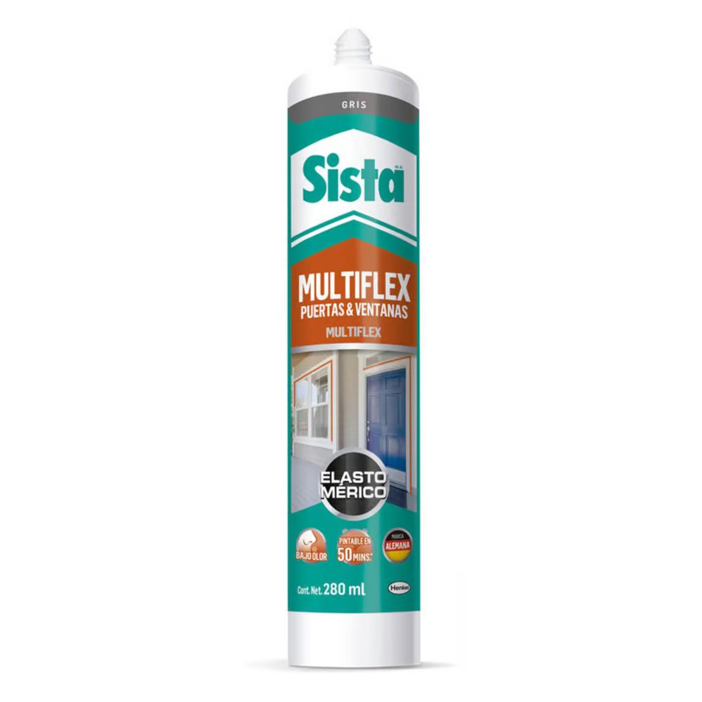 Foto 4 pulgar | Pack 3 Sellador Acrílico Multiflex Gris Puertas Ventanas