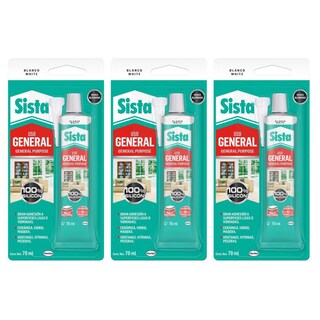 Foto 1 | Silicón Uso General Henkel Blanco 70 ml 3 Pack