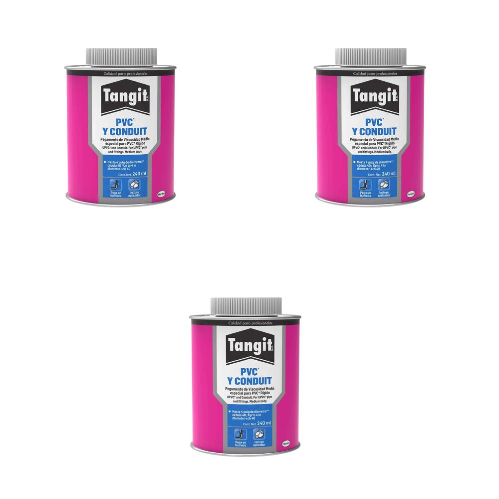 Foto 2 pulgar | Pegamento para PVC y Conduit Tangit 240 ml 3 Pack