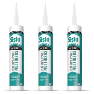 Foto 1 | Pack 3 Silicon Multiusos Blanco 280 Ml Henkel