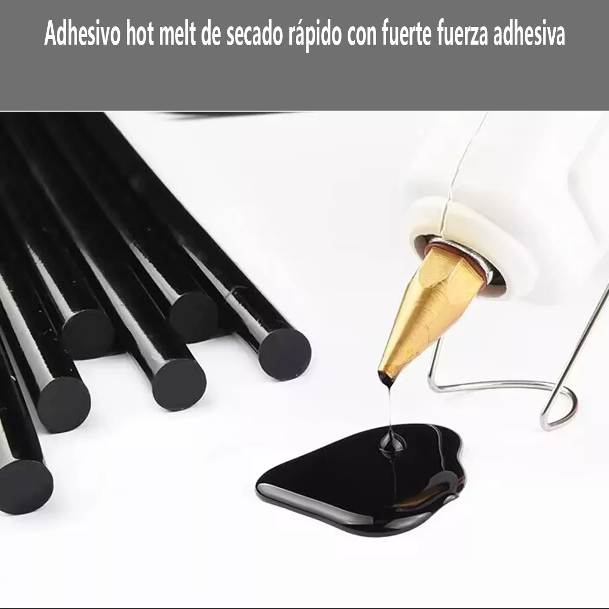 Foto 3 pulgar | Barras De Silicón 100pzs Eo Safe Imports Esi-17920 Negro