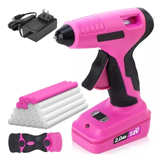 Foto 2 | Pistola De Silicon Caliente Inalámbrica 7.2v Eo Safe Imports Esi-17917 Rosa