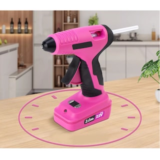 Foto 3 | Pistola De Silicon Caliente Inalámbrica 7.2v Eo Safe Imports Esi-17917 Rosa