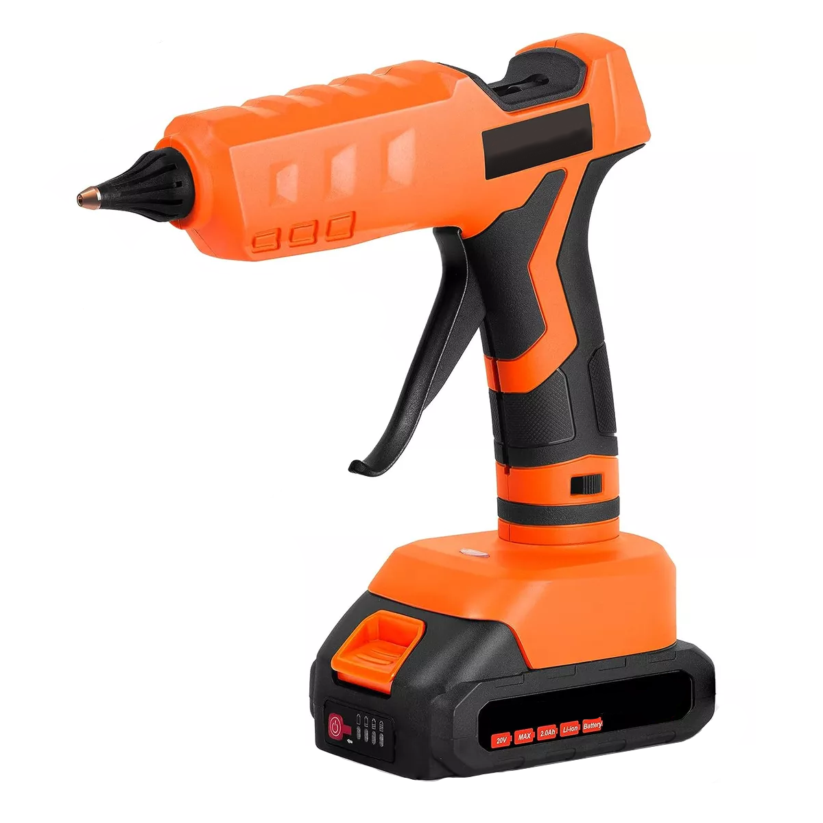 Foto 2 pulgar | Pistola De Silicon Caliente Inalámbrica 100w Eo Safe Imports Esi-17919 Naranja